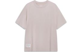 Li Ning T Shirts Men's Goat Gray Crew Neck Moderate Straight Fit AHST187-9 M