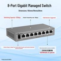 Ruijie RG-ES208GC-E 8-Port Gigabit Managed Switch