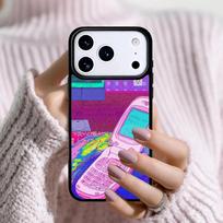Vaporwave Aesthetic Trippy Capa Phone Case For Apple iPhone 17 Air 16E 15 14 Plus 13 12 11 Pro Max Mini Funda Cover iPhone 16e