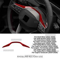 Dry Carbon Fiber Trim For Seat Cupra Formentor/Cupra Leon 2020-2026,Cupra Ateca 21-26,Cupra Terramar 25-26 Car Steering Wheel For Cupra  Formentor