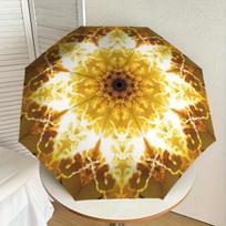 1pc Flame Mandala Themed Umbrella -Home Travel Portable Outdoor Accessories, Multi-functional Umbrella Gift081611