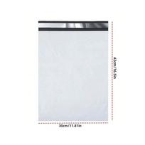 25/50/100pcs Self-Adhesive Sealing Express Logistics Mailing Waterproof & Dustproof Packaging Bag, Gift Packing & Shipping Bag (WHITE,25x35cm&25PCS) balta