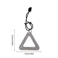 1PC Reflective Safety Hanging Tag w Elastic Cord Bike Night Visible Riding Safety Accessories for Bicycle Backpack Strap  Bags sidabro pilka spalva