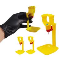 70 Pcs Chicken nipple water dispenser hanging cup Pigeon water dispenser Bird water dispenser Long term loss making sales (as the picture,25mm 70Pc)