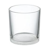 1PCS 400ML Whisky Glass Base with Grid Pattern Scotch Glasses,Old Fashioned Whiskey Glasses 400ml