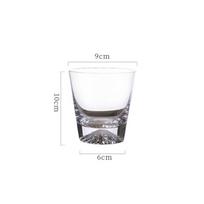 2pcs Set Wine Glasses Japanese Style Fuji Mountain View Cup Creative Whiskey Cocktail Tea Water Glass Transparent Household Cups 2pcs
