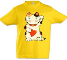 Maneki Neko II Kids Boys kids boys T-Shirt Manekineko Cat Cats Waving Cat Cats 110