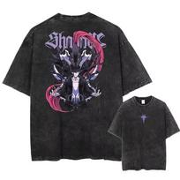 Men Clothing New In Top  Tees TShirt Camisetas Washed Anime Solo Leveling Graphic Print Mens Clothes Tee Shirt TShirts Men L