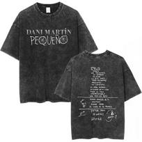 Dani Martin Lo Que Me De La Gana Tour Tshirts Men Women Fashion Vintage Washed T Shirt Cotton Short Sleeve Tshirt S
