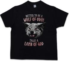 WOLF OF ODIN Kids Boys kids boys T-Shirt Odin Geri Freki Thor Walhalla 100