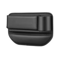 Odinės automobilio sėdynės laikymo dėžutės puodelio laikiklis automobilio salono kišenės sėdynės tarpų priedai black-right-cup style