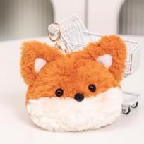 Cute Fox Plush Crossbody Bag For Kids Girls Kawaii Cartoon Mini Coin Purse Shoulder Messenger Handbag Coin purse