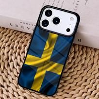 Sweden Flag soft Phone Case Cover For Magsafe Wireless Charger For iPhone 17 Pro Max 16 14 13 12 11 15 Air iPhone Air