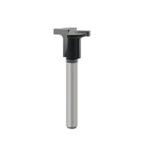 Flat Slotted Arc Bending Integrated Cutter 1/4  Shank Milling Cutter  Chipboard