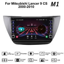 Android automobilio radijo daugialypės terpės vaizdo grotuvas, skirtas Mitsubishi Lancer 9 CS 2000-2010 su mygtuko rankenėle WiFi BT 2 Din 1+16GB 1+16GB
