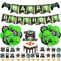 Gamepad Game-themed Birthday Set for Children's Birthday Party Decorations suit