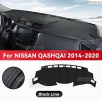 Skirta NISSAN QASHQAI 2014-2020 J11 Automobilio prietaisų skydelio uždangalas Kilimėlis Apsauga nuo saulės Pagalvėlė Apsauga nuo šviesos Kilimėlis prietaisams Prietaisų kilimėlio apsaugos priedai Artificial Leather&Left Rudder