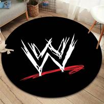 WWE Round Area Rug,Carpet Rug for Living Room Bedroom Sofa Playroom Decor,Non-slip Floor Mat 80cmx80cm