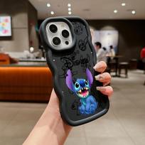 Stitch telefono dėklas Samsung Galaxy S25 S24 S23 Ultra Plus S24FE A56 A36 A07 A17 A16 A55 Telefonui Saldainių Spalvos Minkštas Silikoninis Dangtelis Samsung S23 Ultra