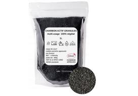 Activated carbon plant granules bulk bag of 1kg for water filter, aquarium