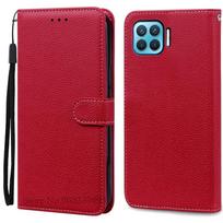 Reno4 Lite Reno 4Lite dėklas OPPO Reno 4 Lite dėklas Silikoninis Minkštos Odos Piniginės Atlenkiamas Dėklas OPPO Reno 4 Lite Viršelis Fundas For OPPO Reno 4 Lite tamsiai raudona spalva