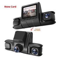 Car Dash Cam - 3 or 4 Channels, 1080P WiFi DVR, Rotatable Front & Inside Lens, Rear View Night Vision 3 Lens juoda