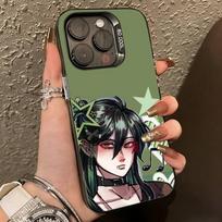 Red hair anime boy game Sol Phone Case For iPhone 17,16,15,14,13,12,11 Plus,Pro Max,XS,Colorful Silver Phone case Funda Cover iPhone17Pro