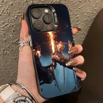 G-Ghost Of Yotei Games Phone Case For iPhone 17,16,15,14,13,12,11 Plus,Pro Max,XS,Colored Silver Plated Inside Cover iPhone15Plus