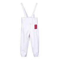 2024 Fencing Pants 350N Fencing Training Equipment Professional Fencing Knickers for Sabre Foil Epee Stab Proof Fabric Pants 56 balta