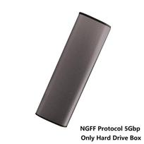 M2 NVMe SSD Enclosure 10Gbps PCIe SSD Case Portable Box For M.2 NVMe PCIE NGFF SATA Protocol SSD Disk Box Metal External Adapter NGFF 5Gbps