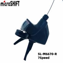 MicroSHIFT MTB Bicycle Shifter Short Rear Derailleur kit 1*7 Speed Shift Lever Mountain Bike Group Set Fit For 32T Cassette just shifter 7s