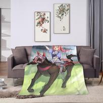 Haru Urara Uma Musume Blankets Coral Fleece Plush  Winter  Portable Super Soft Throw Blanket for Home Outdoor Bedspreads 150x200cm