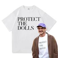 Vyrai Moterys Drabužiai Streetwear Aukštos Kokybės Apsaugok Lėles T-shirt Vyrai_Moterys Harajuku Estetika Raidžių Spaudos T-shirt Unisex S įvairiaspalvis