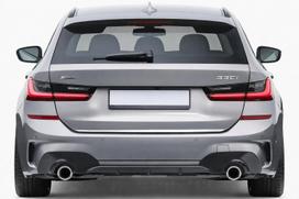 Chromuota juosta ant BMW 3 serijos Touring bagažinės dangčio (G21, G81) 2019+