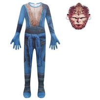 New Soft Cotton Cosplay Black Myth Wukong Onesie For Kids Perfect For Halloween Child 110