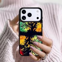 Day Night Tree Phone Case For Apple iPhone 17 Air 16E 15 14 Plus 13 12 11 Pro Max Mini Funda Cover iPhone 14 Pro