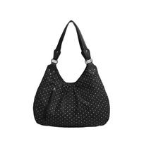 Fashiable Vintage Messenger Bags New Polka Dot Handbag Korean-style Large-capacity Tote Bags Versatile Comfortable Casual Bags 29x10x24cm juoda