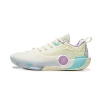 Li Ning WOW12 žemi krepšinio bateliai vyriški Ekrū ABAV085-3 41 white