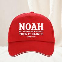 Funny Jesus Christians Sayings hat Noah Was A Conspiracy Theorist Then It Rained Unisex Women Golf Adjustable Baseball Cap Adjustable