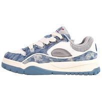 Li Ning Buu Slip Resistant Abrasion Resistant Low top Skateboard Shoes Men's Blue White AGCV279-1 44