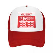 Custom Punk Metal Gear Solid Alert Mode English Baseball Cap for Women Breathable Video Game Trucker Hat Sports Snapback Hats One Size