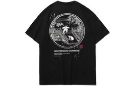 Li Ning Skateboard T Shirt Men's Black AHSR081-1 M
