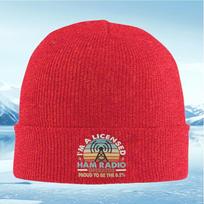 Radio Tower Retro Style Operator Proud Unisex Women Unisex Knitted Hat Beanie Pullover Cap Winter Thermal Warm Christmas Outdoor Cy