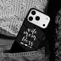 Wife Mom Boss Phone Case For iPhone 17 AIR 16 Pro Max 15 14 Pro 11 12 13 Shockproof Silicone Cover iPhone 15
