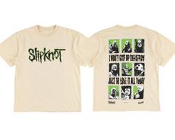 SLIPKNOT X WEL COME - Tomorrow Boxy Garment-Dyed Shirt Unisex S-5XL S