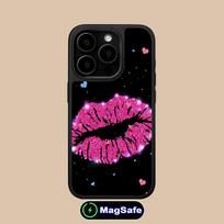 Kiss Lips Cute Matte Surface Magsafe Mobile Phone Case for iPhone 17 16 15 14 13 12 11 Air Pro Max Plus Colorful Cover iPhone 11