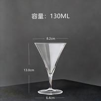 Japoniško stiliaus Kimura žema kojelė Martini taurė Sauso Martini kokteilio taurė Aukštos kokybės trikampė stiklinė 1PCS