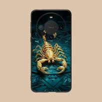 Golden Scorpio Mobile Phone Case for Huawei Mate 60 50 40 30 20 10 Pro Plus Lite E 5G Colorful Printing Cover Cellphones Pretty Huawei Mate 10 Lite