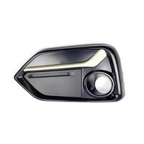For Honda Civic Hatchback 2020 2021 Car Front Bumper Fog Light Cover Trim Rear Fog Lamp Trim Frame Shell Cover Lid Bezel Frame Front Left