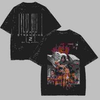 Death Stranding Washed Tshirt Personality Clothes New Model Anime Tshirt Year Round Clothing Couples Plus Size Unisex Classic S
